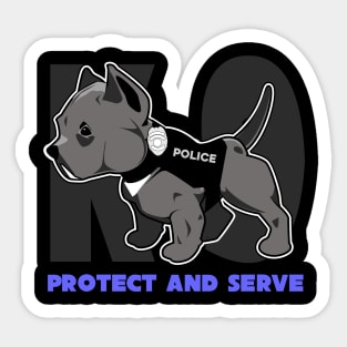 K-9 Pitbull Sticker